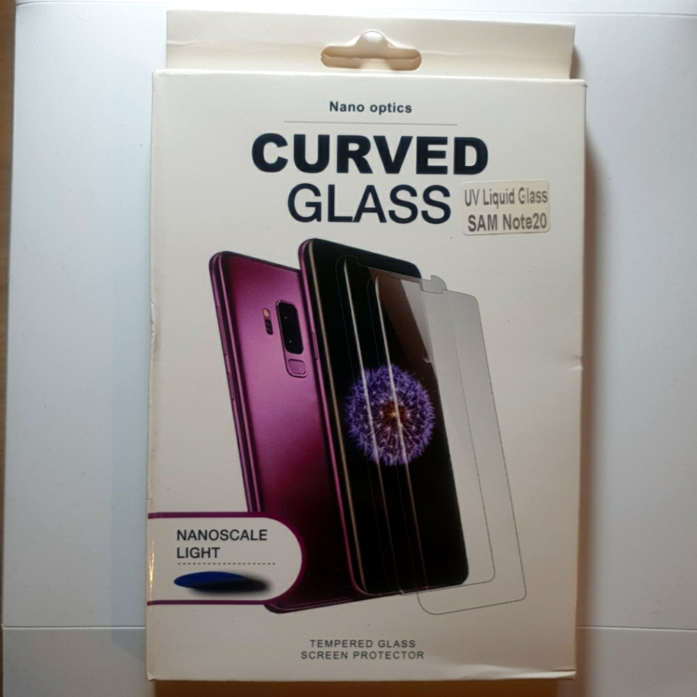 Tempered glass screen protector  UV Glue